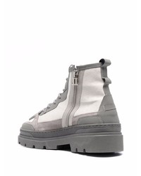 Leandro Lopes Leather High Top Sneakers