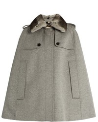 Burberry London Wolseley Wool And Cashmere Blend Cape