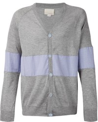 Band Of Outsiders Contrast Panel Cardigan