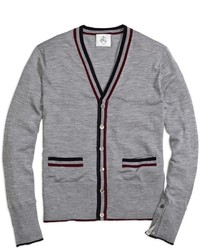 Brooks Brothers Tipped Cardigan