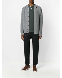 Eleventy Button Up Ribbed Cardigan