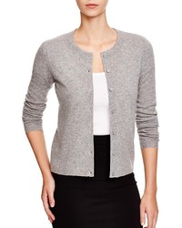 Bloomingdale's C By Crewneck Cashmere Cardigan