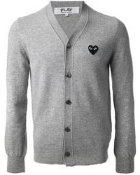 Comme des Garcons Comme Des Garons Play Embroidered Heart Cardigan