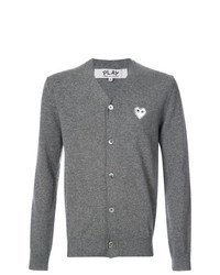 Comme Des Garcons Play Comme Des Garons Play Cardigan With White Heart