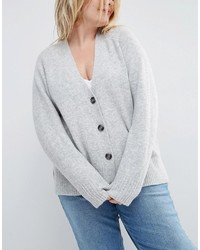 Asos Curve Curve Cardigan In Wool Mix