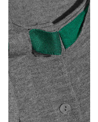 Valentino Fine Knit Wool Silk And Cashmere Blend Cardigan