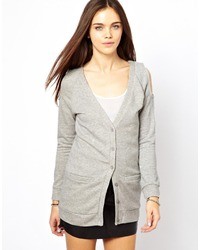 Glamorous Jersey Cardigan With Cold Shoulder