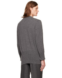 T/SEHNE Gray Scarf Sweater