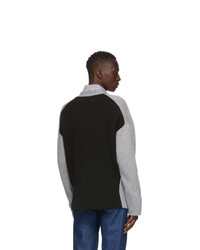 Opening Ceremony Grey Wool And Cashmere Cardigan