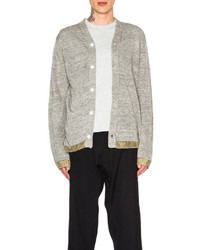 Comme Des Garcons SHIRT Knit Cardigan With Lurex Bottom
