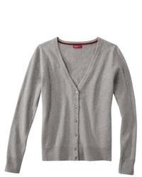 Merona Ultimate V Neck Cardigan Sweater Grey M