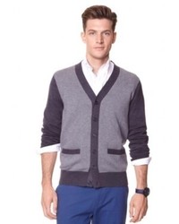 Nautica Sweater Herringbone Cardigan Sweater
