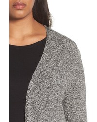 Eileen Fisher Plus Size Angled Long Cardigan