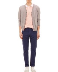Barneys New York Red Tipped Cardigan