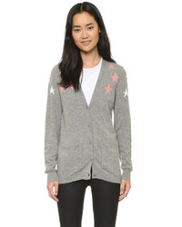 Chinti and Parker Shoulder Star Cashmere Cardigan
