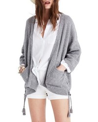 Madewell Side Lace Up Cardigan