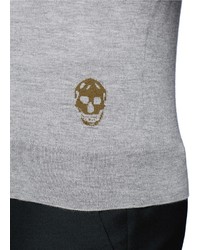 Nobrand Skull Logo Cashmere Cardigan