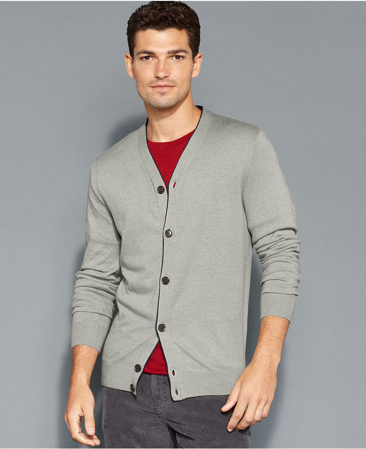 Tommy Hilfiger Sweater American Tipped Cardigan | Where to buy & how to ...