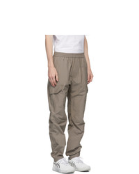 MSGM Grey Cargo Pants