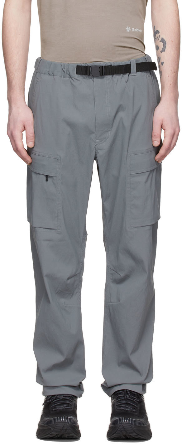 GOLDWIN Grey Cordura Cargo Pants, $210 | SSENSE | Lookastic