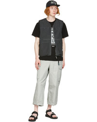 Afield Out Grey Cotton Trousers