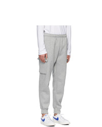 Nike Grey Fleece Sportswear Club Cargo Pants