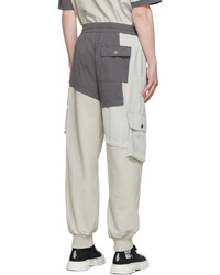 Feng Chen Wang Grey Patch Cargo Pants