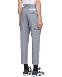 Dolce & Gabbana Grey Street Patchwork Cotton Cargo Pants