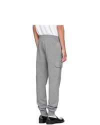 Moncler Grey Tapered Cargo Sweatpants