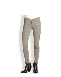 J Brand Grayson Skinny Cargo Pants Grey