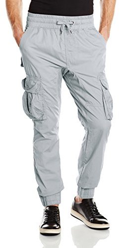 SouthPole Men’s Cargo Pant Grey/Black 9001-3305 