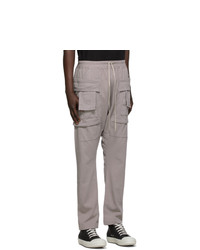 Rick Owens DRKSHDW Taupe Creatch Cargo Pants
