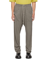 Rick Owens DRKSHDW Taupe Long Cargo Pants