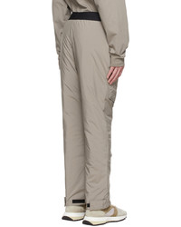 Essentials Taupe Polyester Cargo Pants
