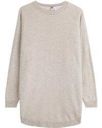 Brunello Cucinelli Cashmere Pullover With Silk Shell Lining