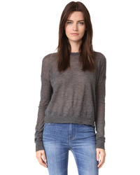 Helmut Lang Frayed Cashmere Sweater