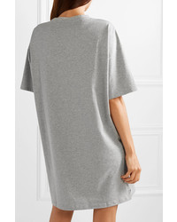 Ninety Percent Olive Oversized Organic Cotton Jersey Mini Dress