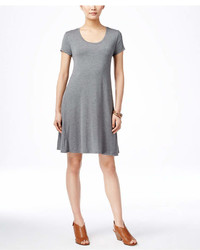 Style&co. Style Co Short Sleeve A Line Dress Created For Macys
