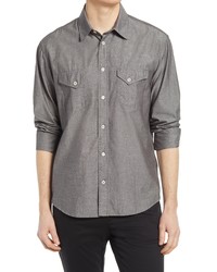 Billy Reid Chambray Western Button Up Shirt