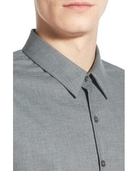 James Perse Flannel Chambray Sport Shirt
