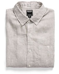 Todd Snyder Linen Shirt In Grey