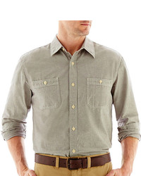 jcpenney St Johns Bay Long Sleeve Chambray Shirt