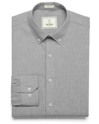 Todd Snyder White Label Fulton Chambray Dress Shirt In Grey