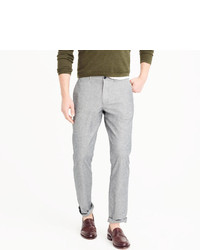 J.Crew 770 Straight Fit Pant In Stretch Chambray