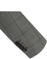 Paul Smith A Suit To Travel In Tailored Fit Grey Windowpane Check Blazer