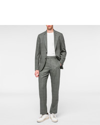 Paul Smith A Suit To Travel In Tailored Fit Grey Windowpane Check Blazer