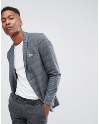 Selected Homme Check Blazer With Peak Lapel In Slim Fit