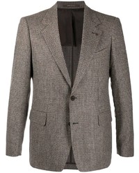 Grey Check Blazers for Men | Lookastic