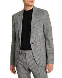 River Island Micro Check Suit Jacket
