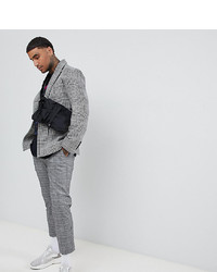 ADD Oversized Blazer In Grey Check